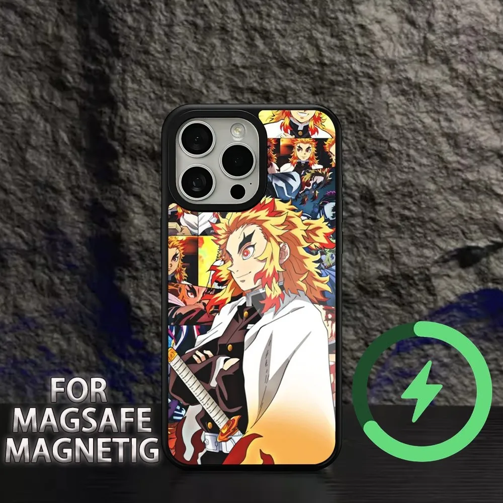 Магнитный Чехол Для Беспроводной Зарядки Kuroshitsuji Black Butler iPhone 11/12/13/14/15 Pro Max — Полный