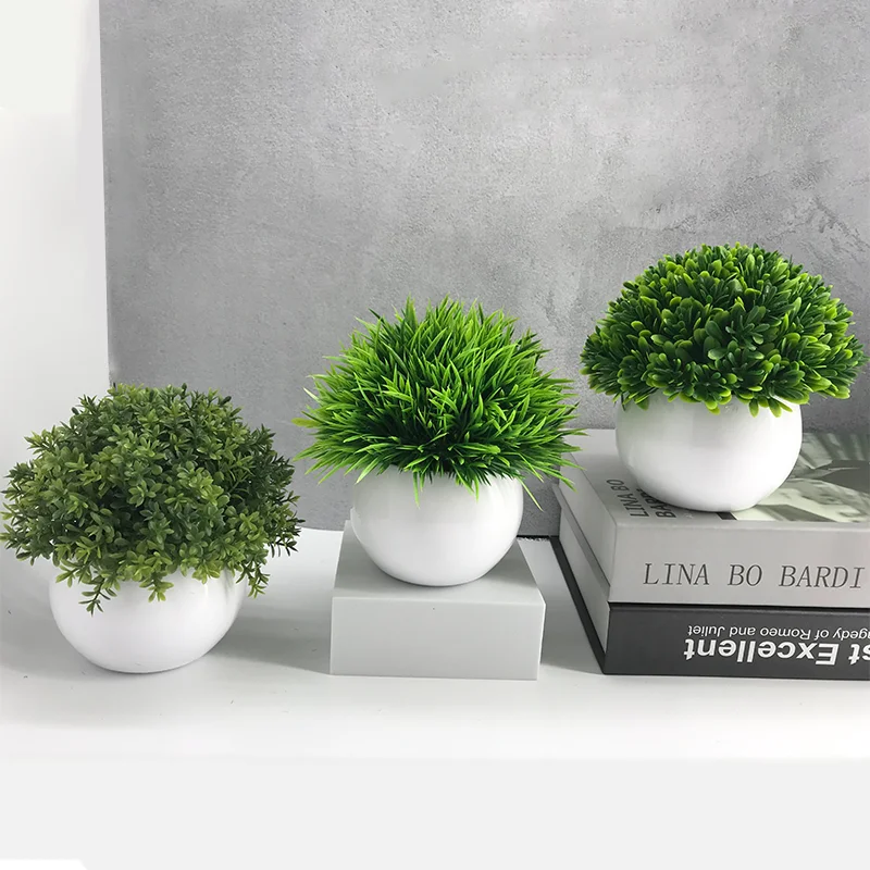 

Искусственная трава бонсай, искусственная трава для балкона, маленькое искусственное украшение для дома, гостиной, чайного столика, комнат...