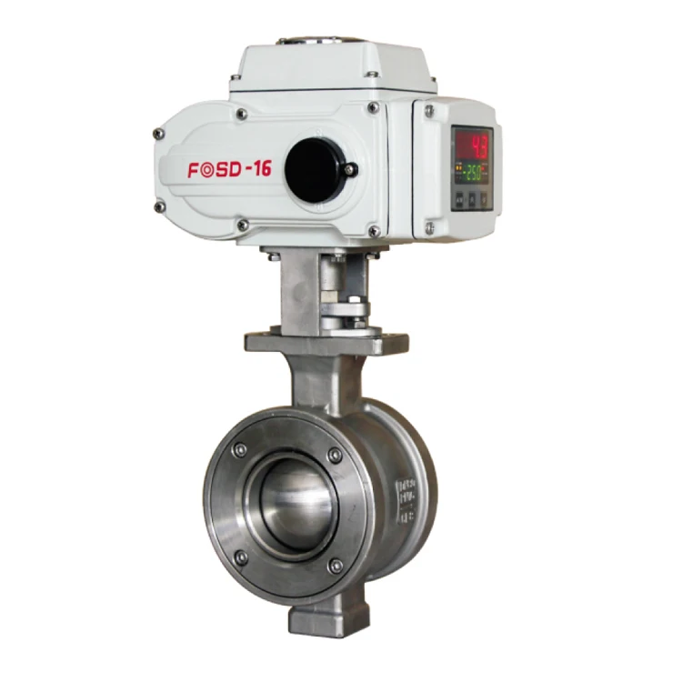 

WCB нержавеющая сталь 304 316 электрическая пластина V порт шаровой кран