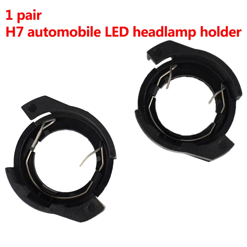 

1Pair H7 Automobile Led Headlight Bulb Base Replacement Holder Adapter Retainer Cover For Alfa Romeo