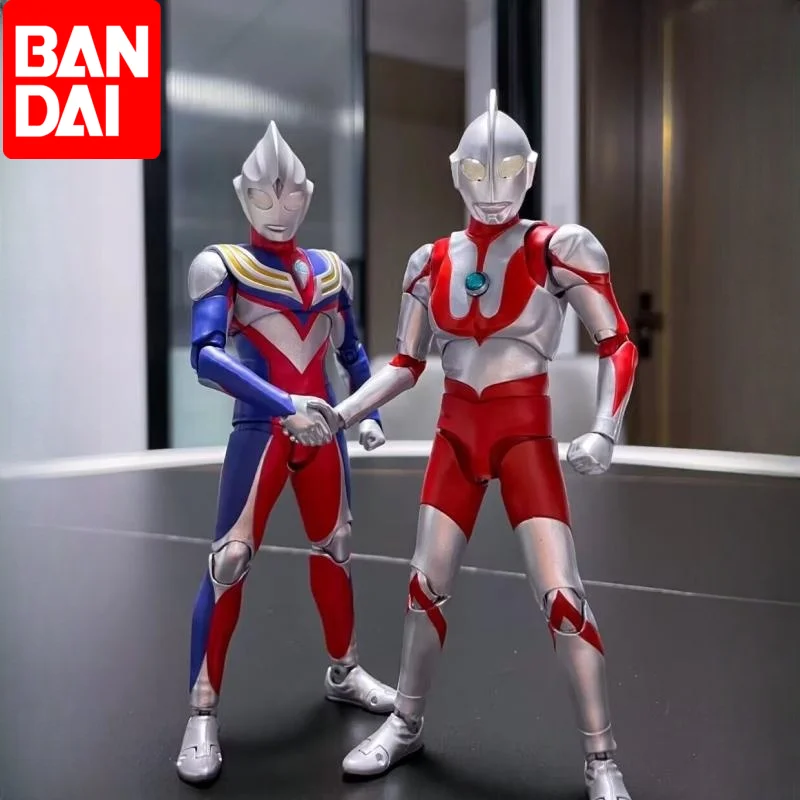 

Bandai Genuine Figure Spot Shf Ultraman Super Movable Zeta Shock Rob Taiga Shine Cerro Diga Obu Birthday Gift Kids Toys