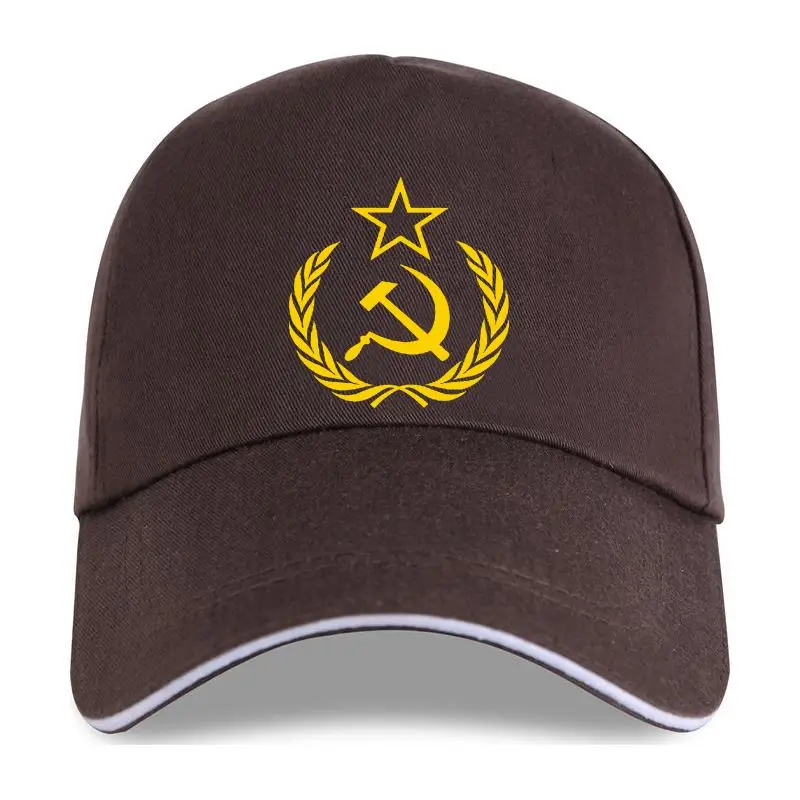 

New 2021 Summer Grayyyy310612P Baseball cap Russia Hammer &Amp Sickle Soviet Union USSR Communist Cool