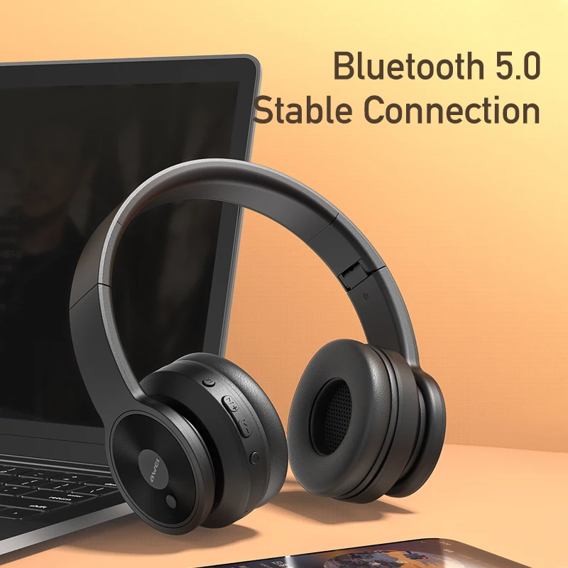 Awei A996BL беспроводные наушники V5.0 HiFi Handfree Bluetooth для игр спорта ПК |