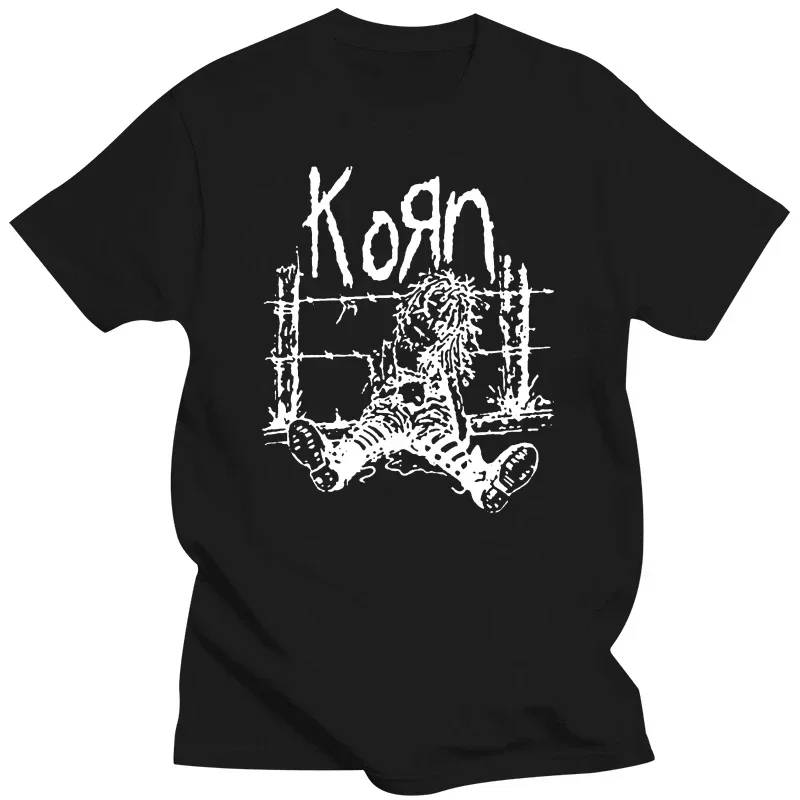 Винтажная футболка KORN 1994 тряпичная кукла Neidermeyers из 100% хлопка с мультяшным