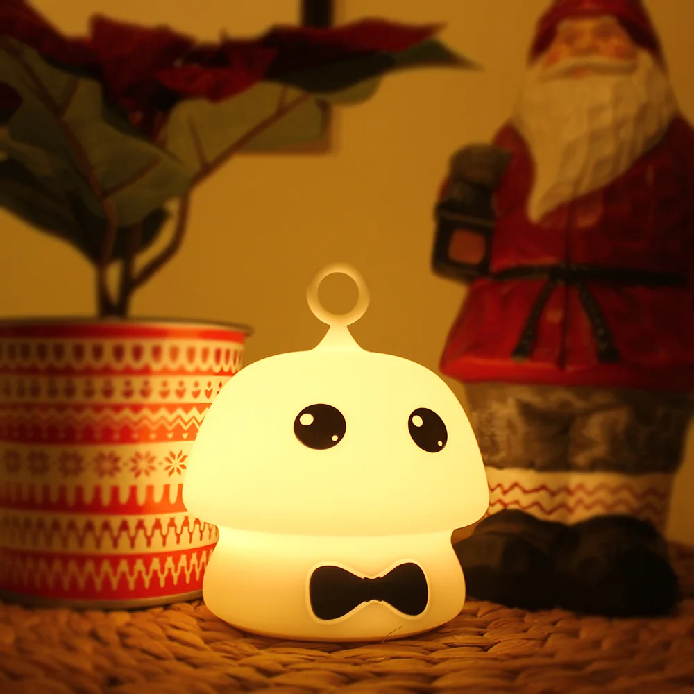 

Led Mushroom Night Light USB Rechargeable Cute Silicone Portable Lamp Room Bedroom Decoration Christmas Gift Boby Nightlights