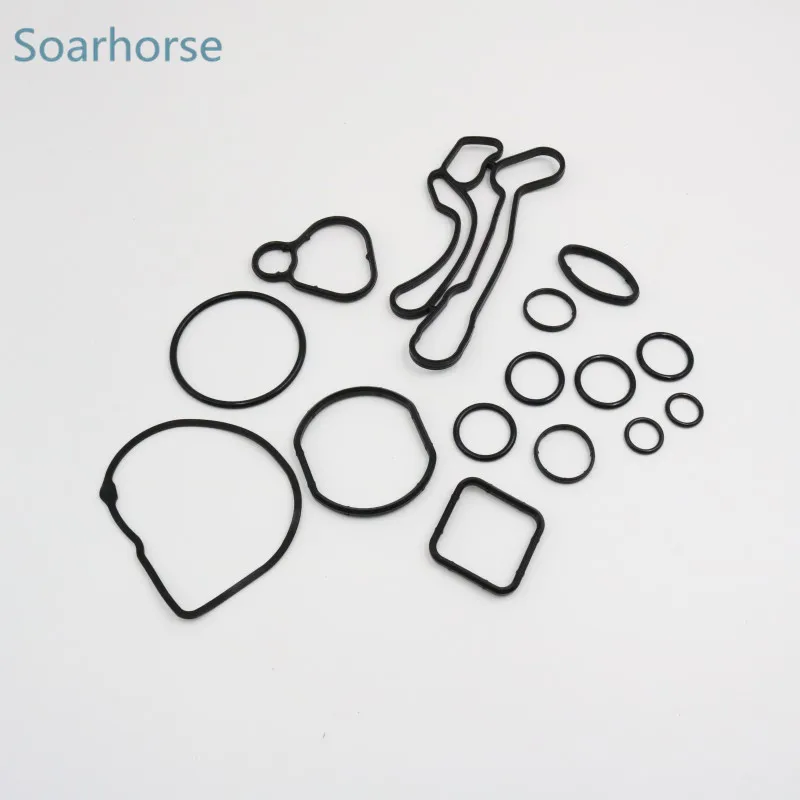 Soarhorse Engine Oil Cooler Gasket seal Kits For Chevrolet Cruze Sonic Aveo Orlando Trax for Pontiac G3 Saturn Astra | Автомобили и