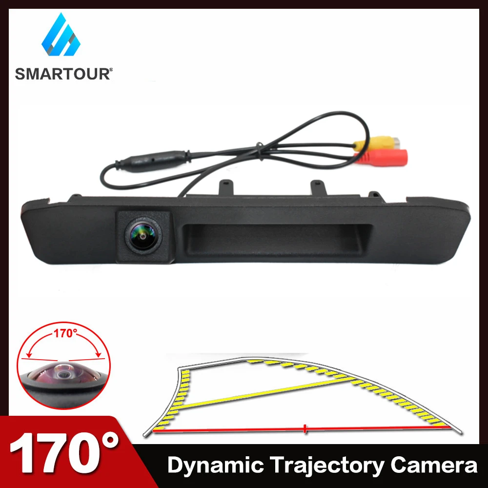 

Dynamic trajectory 170° Fisheye Trunk Handle Car Back Up Camera For Mercedes Benz GLK GLA 250 GLC GLE A180 A200 A260 W176