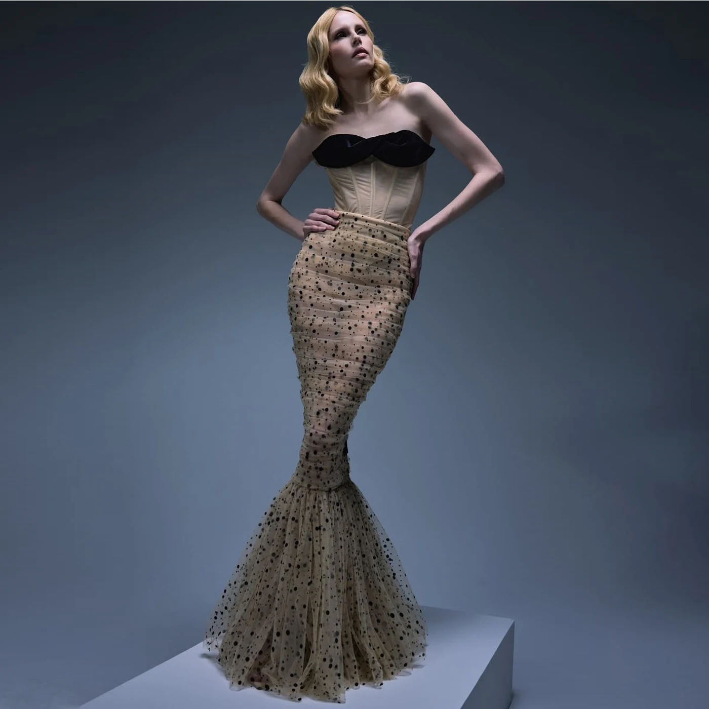 Уникальные леопардовые платья русалки для выпускного вечера 2025 Couture