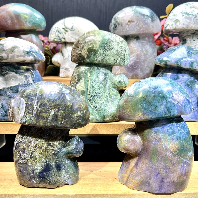 Бриллиантовые грибы из кристалла