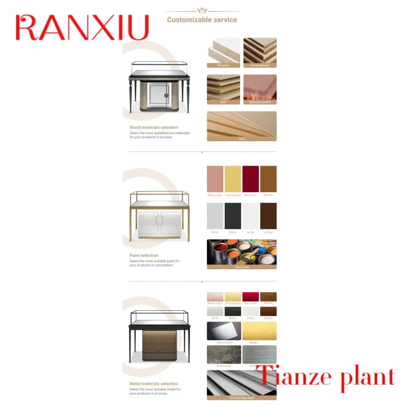 Современные модные деревянные ювелирные изделия на заказ стены стеклянный шкаф