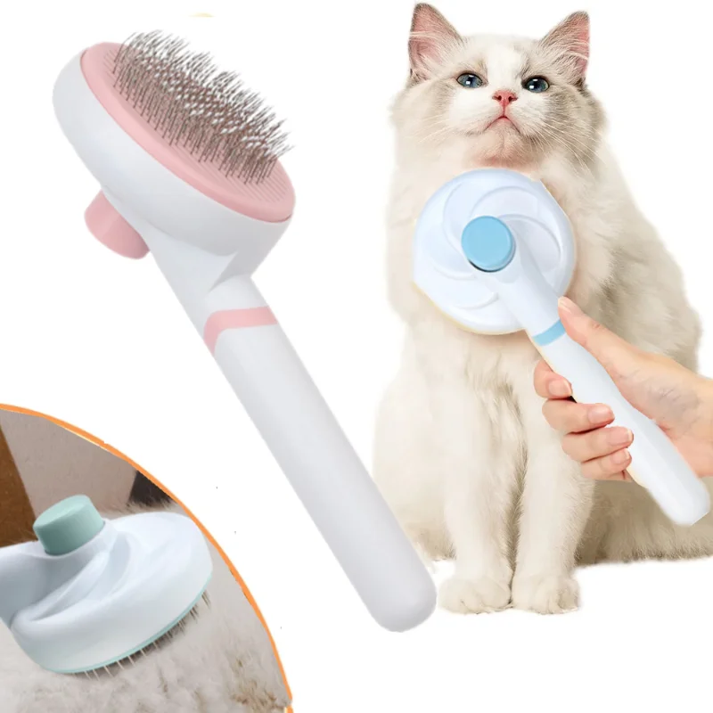

Knot Comb Comb Self-cleaning Needle One Beauty Hair Comb Hair Opening Click Comb Comb Massage Removal Teddy Removal Pet Cat