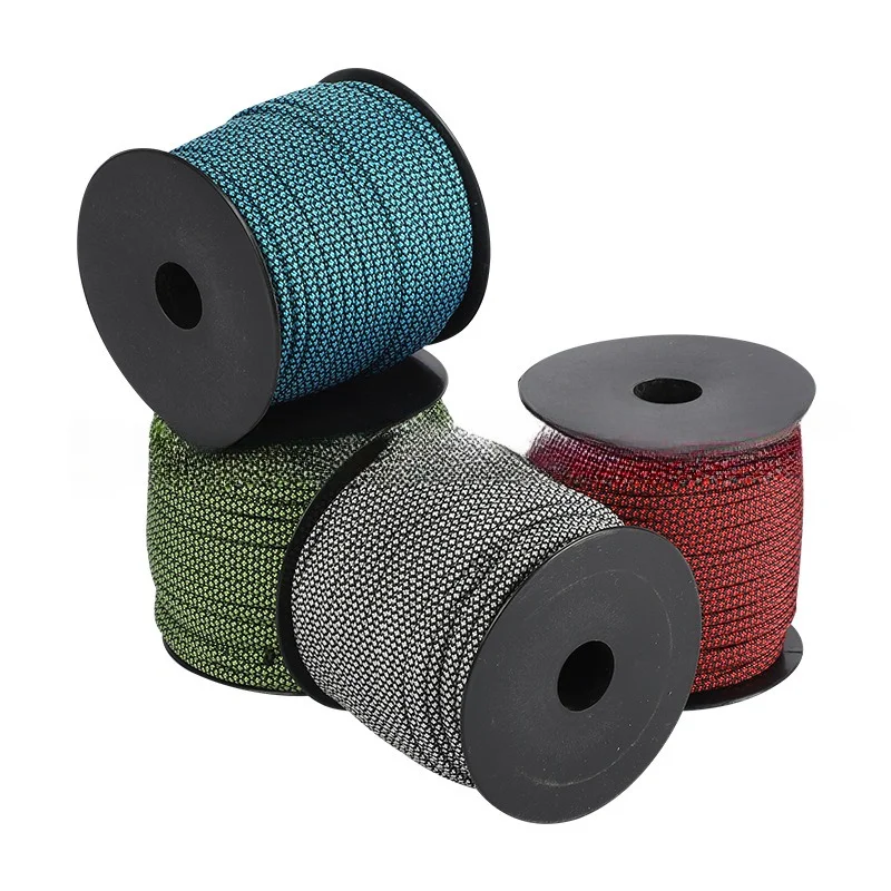 

1PC 50m Paracord 4mm 7 Strands 550 Polyester Parachute Cord Lanyard Clothesline for Outdoor Tent Camping Emergency Survival