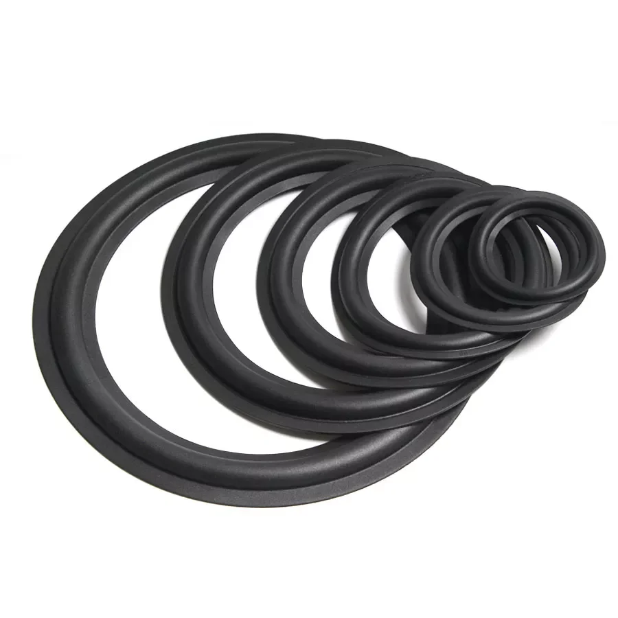 

2PCS Speaker Rubber Repair Folding Edge Ring Subwoofer Speaker Repair Accessories DIY 3/4/5/6/8/10INCH