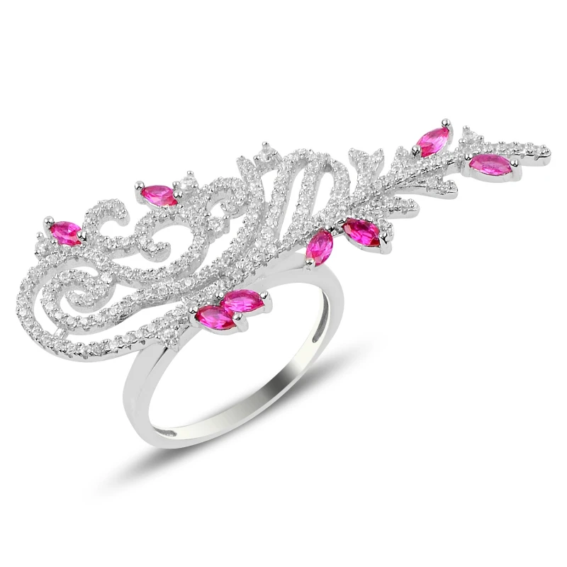 

Silver 925 Sterling Zircon Stone Ring