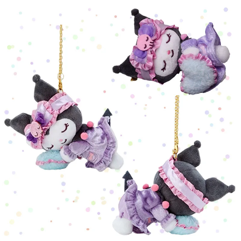 

Новинка Sanrioed мультфильм Kawaii Kuromi объятия; Сердце плюшевая игрушка кулон Аниме Фигурка милая мягкая плюшевая кукла игрушки брелок подарки 15 с...