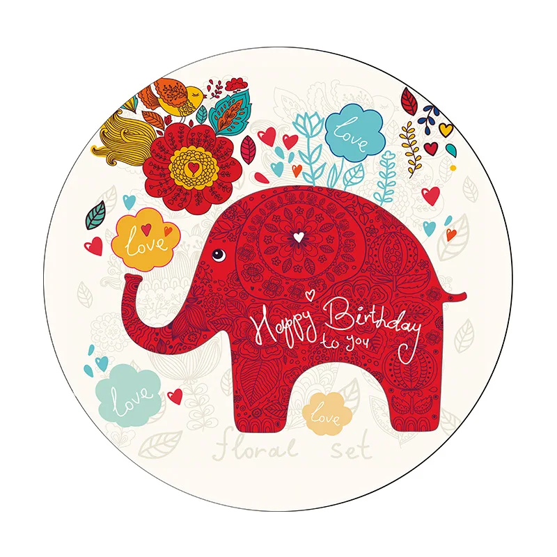 

Door mat absorbs water and enters the home, cartoon circular carpet, living room is covered with washable carpet rugs