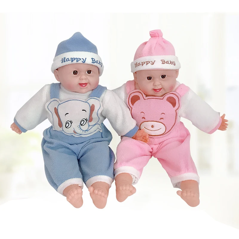 

50cm MuecaBebe Reborn Doll New Fashion Smile Face Soothing Toy Children‘s Toy Large Rebirth Doll Creative Enamel Doll