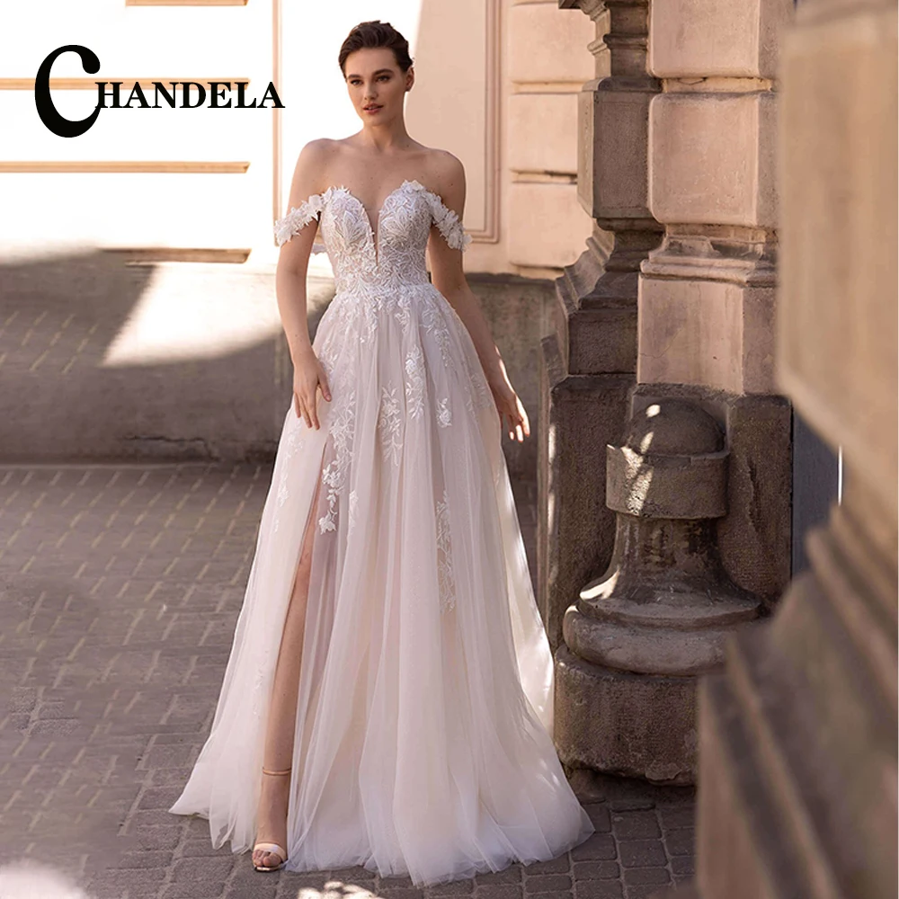 Изящные женские свадебные платья CHANDELA