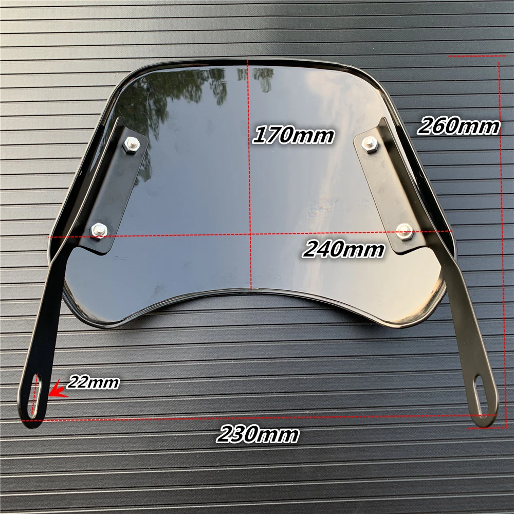 Отражатель ветрового стекла мотоцикла универсальная передняя фара 5-7 дюймов с