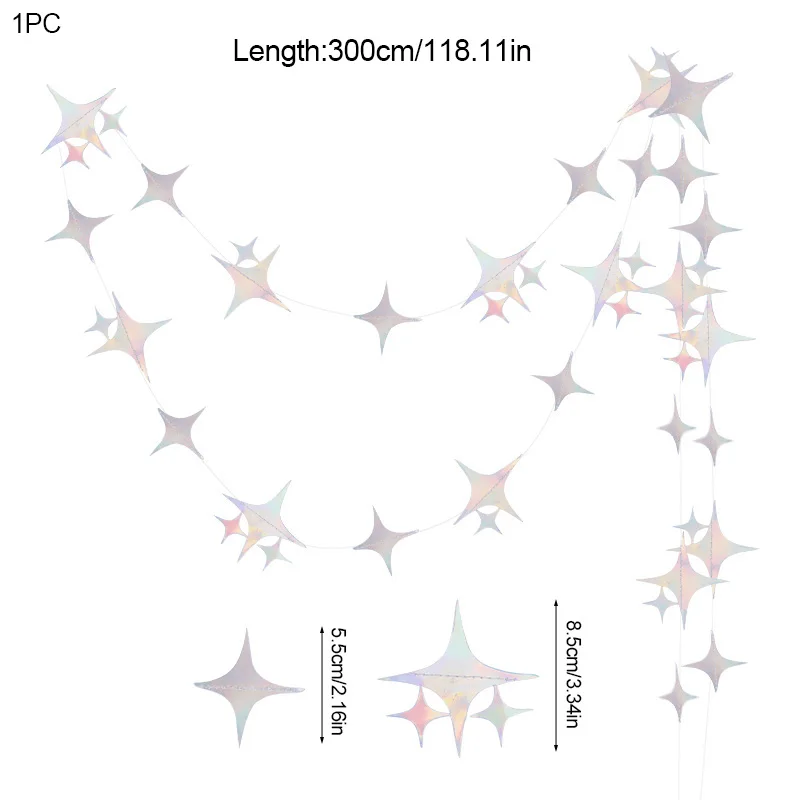 

Звездная бумажная гирлянда ZQCXLD