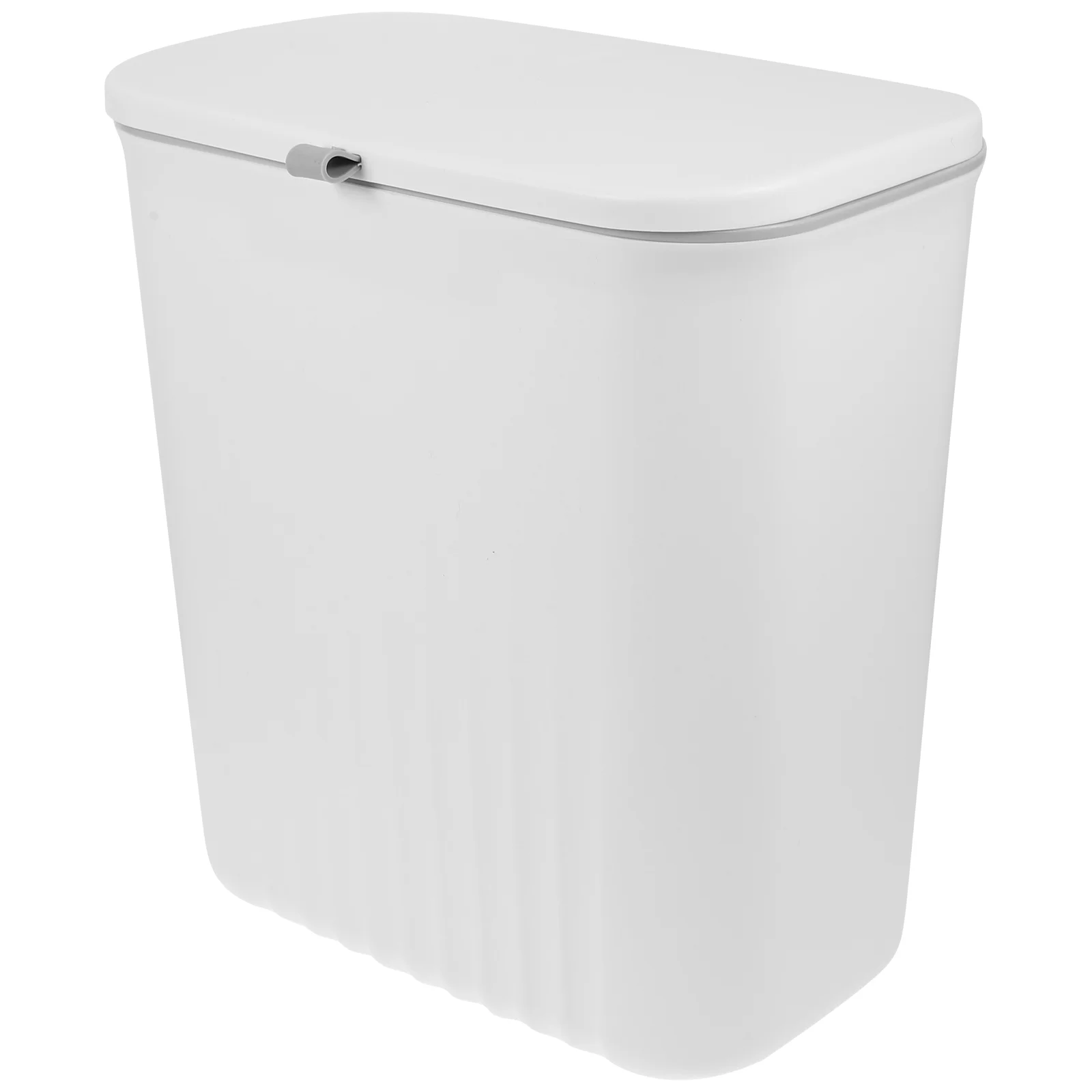 

Wall-mounted Trash Can Trashcan Lid Waste Storage Hanging Container Cover Garbage Pp Creative Kitchen Bin Rubbish
