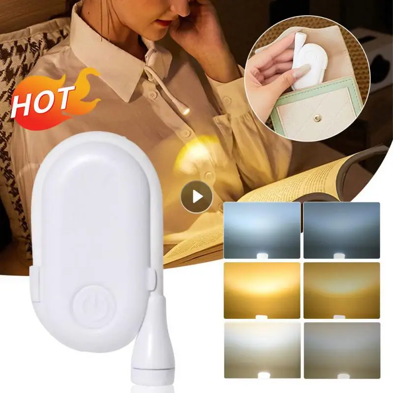 

Led Reading Lights Easy Clip Clip-on Study Desk Lamp Foldable Eyesight Lights Adjustable For Travel Bedroom Reading Mini