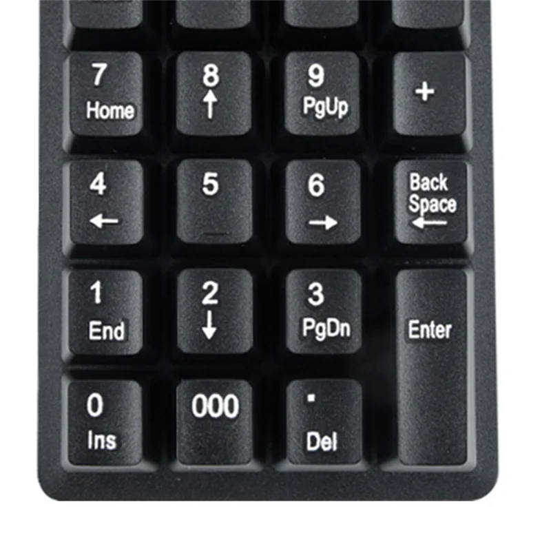 Беспроводная клавиатура 2 4 ГГц мини-USB цифровая 19-клавишная приемник Numpad для