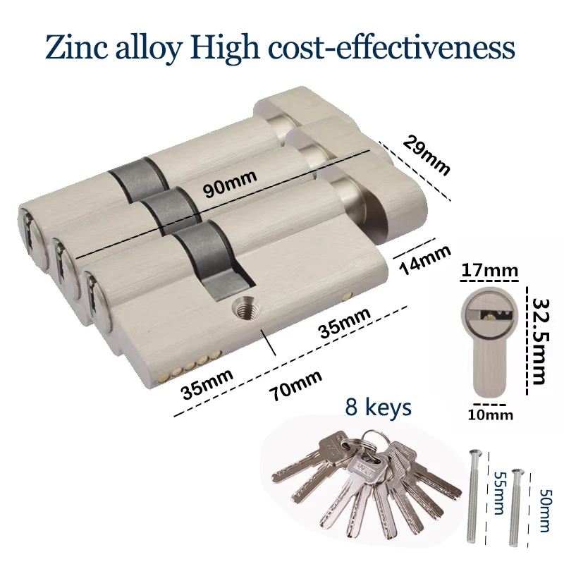 

Цилиндры замков Мандола 3 штуки