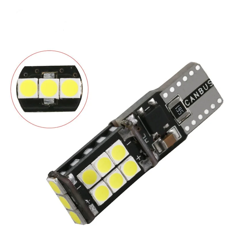 300 шт. Автомобильные светодиодные лампы T10 LED Canbus W5W 168 194 15 SMD 3030