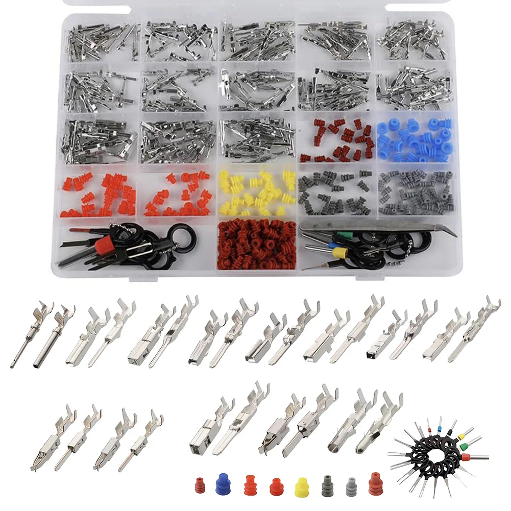 

Автомобильные разъемы Комплект соединительных контактов 3,5 мм Комплект из 500 шт. Удобный комплект для снятия Электрические проекты