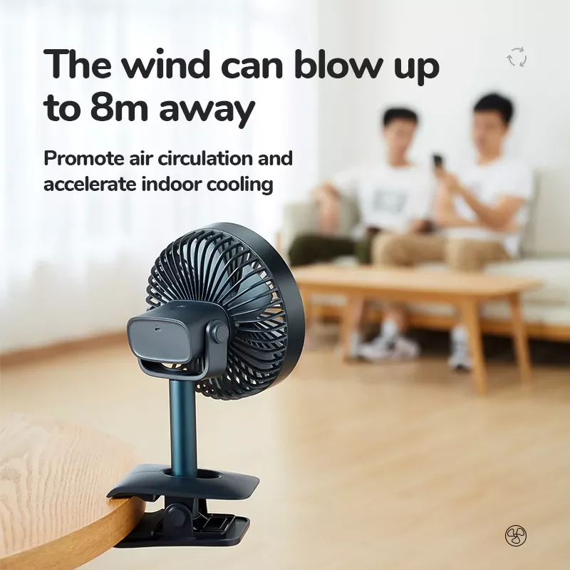 

JISULIFE перезаряжаемый вентилятор Настольный вентилятор для дома офиса спальни Супер Бесшумный Настольный портативный вентилятор с 4 скорост...