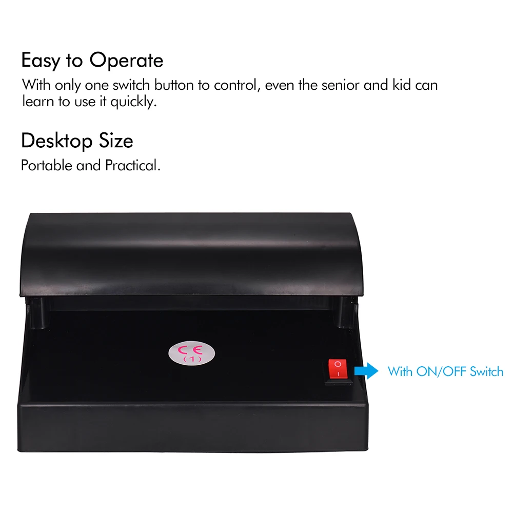 Прибор для проверки банкнот с разными видами