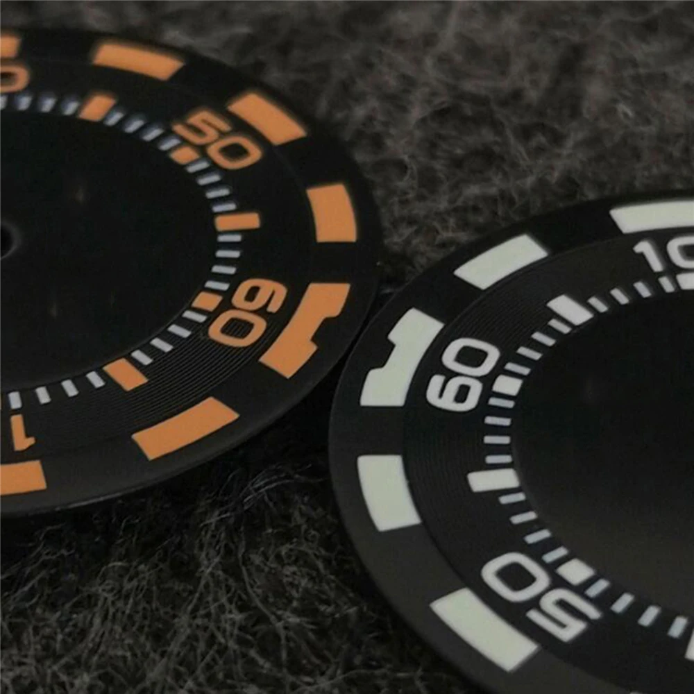 2022 Newest 28.5MM Watch Faces Green Luminous Watch Dial Hands Kit Watch Accessories for NH35 NH36 Movement