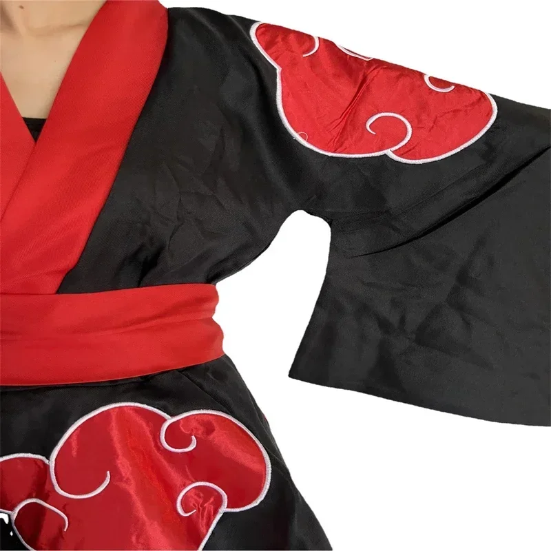 Кимоно для косплея фантазии дизайн облако Красного аниме натуто юката хаори Сая