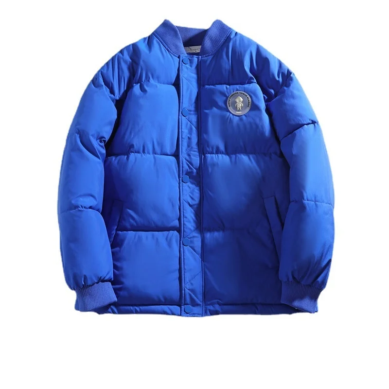 Women Korean Style Puffer Winter Parka For Women Stand Collar Solid Baseball Jacket Female Warm Thick Coat High Quality