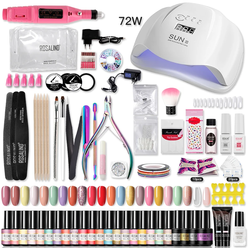 

HEALLOR набор гель-лаков для ногтей для профессионального дизайна маникюра с комплектом инструментов для ногтей, полуперманентный Гель Набор ...