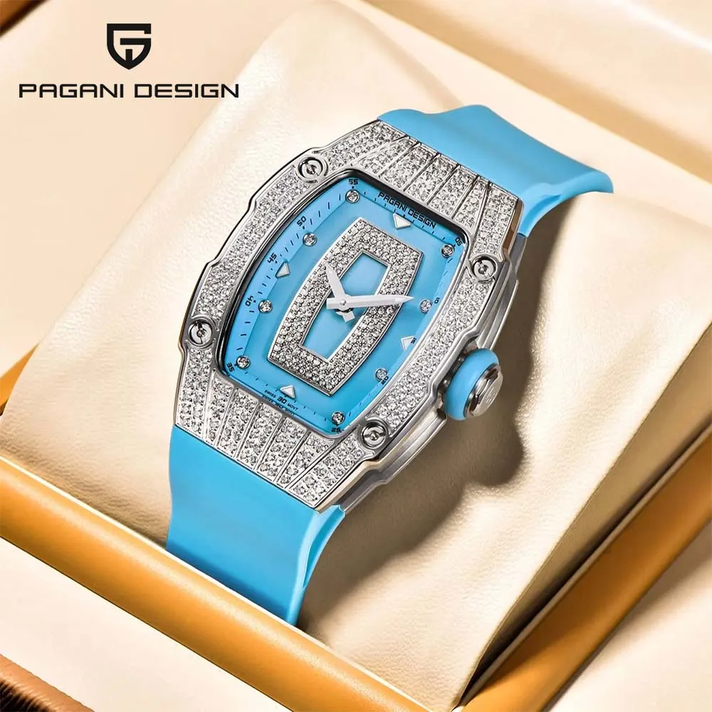 Часы PAGANI Женские Кварцевые водонепроницаемые дизайнерские модные роскошные