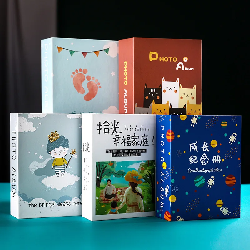

6-дюймовый пластиковый Фотоальбом 100, 4d, Большой 6-дюймовый альбом, книга для скрапбукинга детей и семьи, свадебные фотоальбомы, поделки своим...
