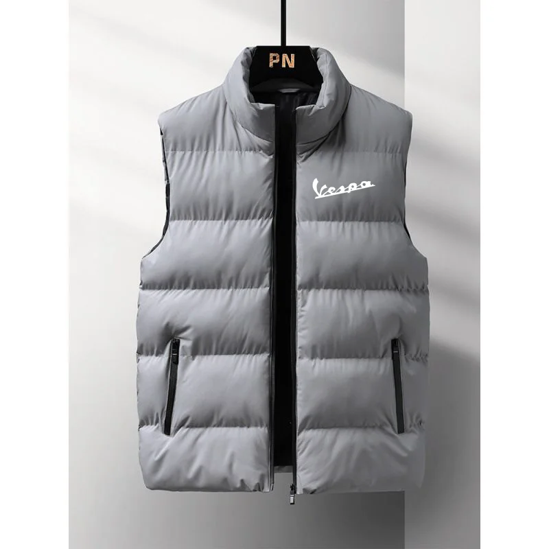 2022 Vespa Logo Fashion down Jacket Jacket Men's windbreaker Pilot down jacket Fall/winter men's outdoor wear Casual street wear