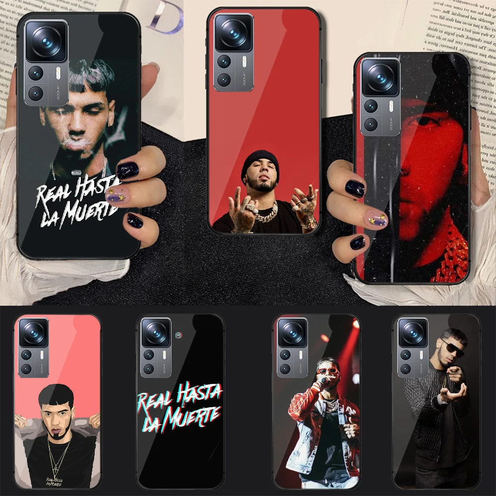 

Anuel AA Rapper Young Tempered Glass Phone Case Cover For Xiaomi Mi Poco X F 8 11 12 13 T 3 4 GT Pro Lite Ultra 5G