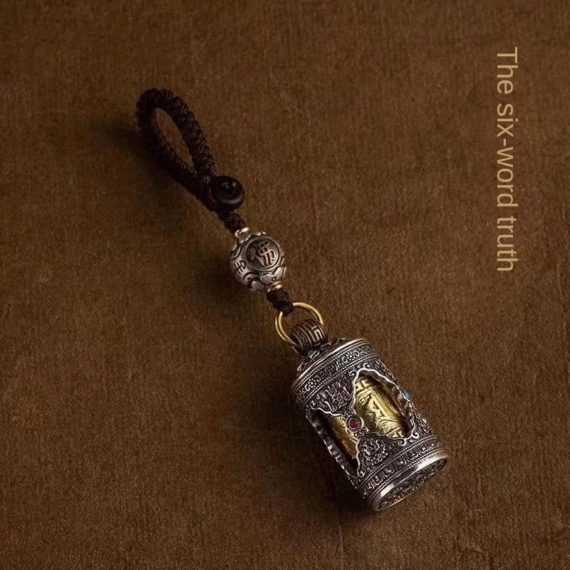 Gawu коробка подвеска в форме сердца Sutra охранники удачи для мужчин и женщин