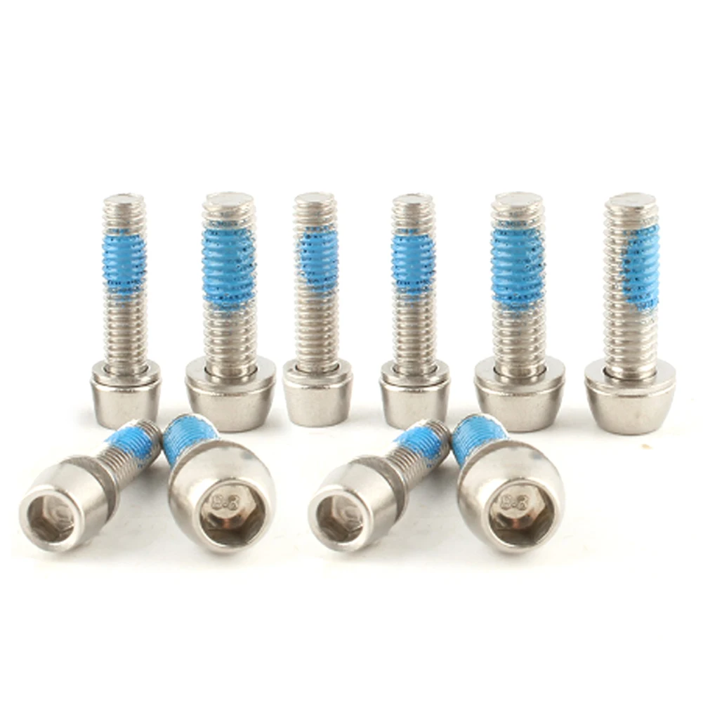 

Bicycle Handlebars MTB Handlebars Road Bike Stem Bolt Fits 20mm Length. Practical Stainless Steel Stem Screw*10