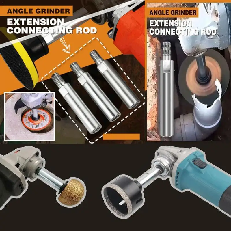 

1PC M10 M14 Angle Grinder Extension Connecting Rod M10 Thread Adapter Extension Rod M14 Dapter Rod Polishing Accessories