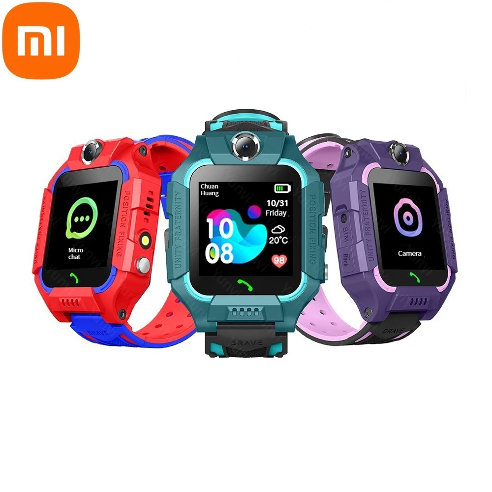

Xiaomi New Smart Watch Children T6f Waterproof Touch Bluetooth Call Camera Photo Location Information Display Children Watch