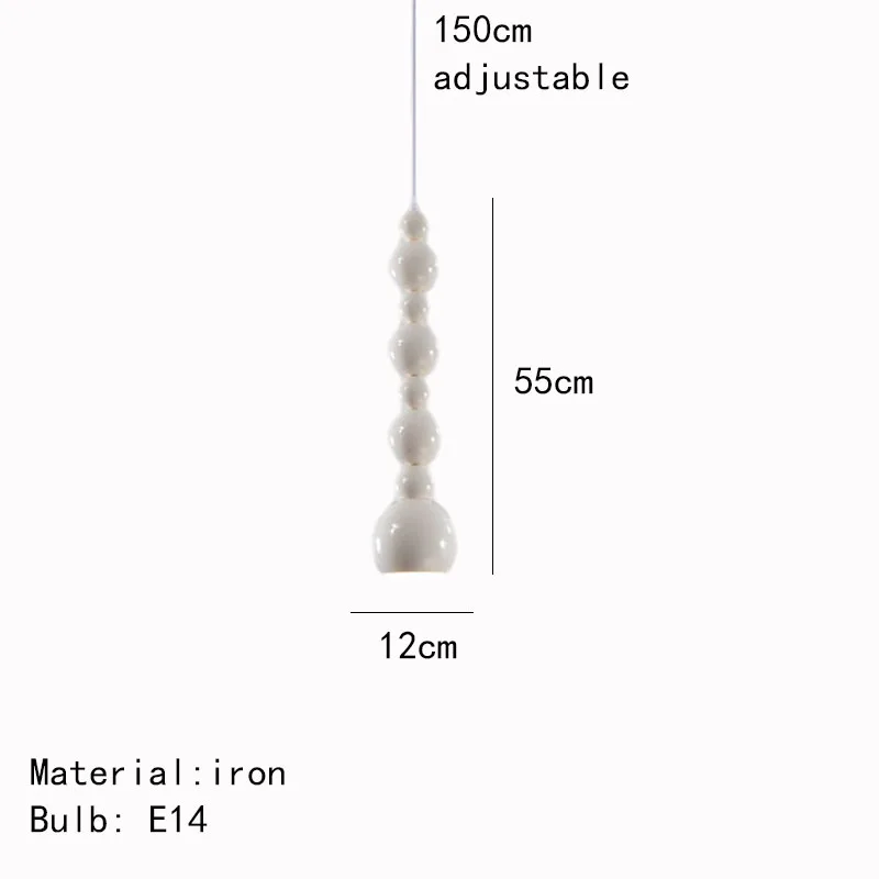 

Подвесные светильники IWP белые металлические