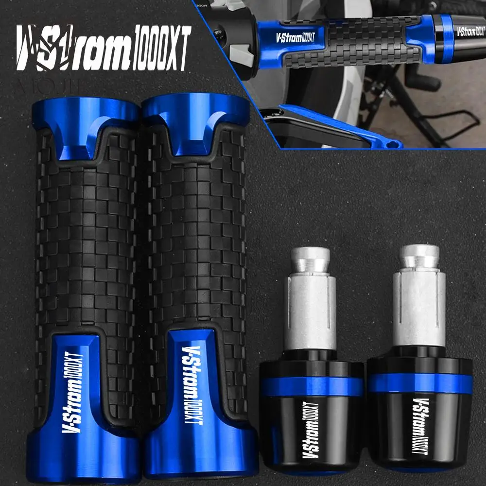 

Motorcycle CNC Handlebar Grips Slider Cap Plug Bar End FOR SUZUKI VSTROM1000XT VSTROM 1000 XT V-STROM 1000XT 2004-2024 2023 2022