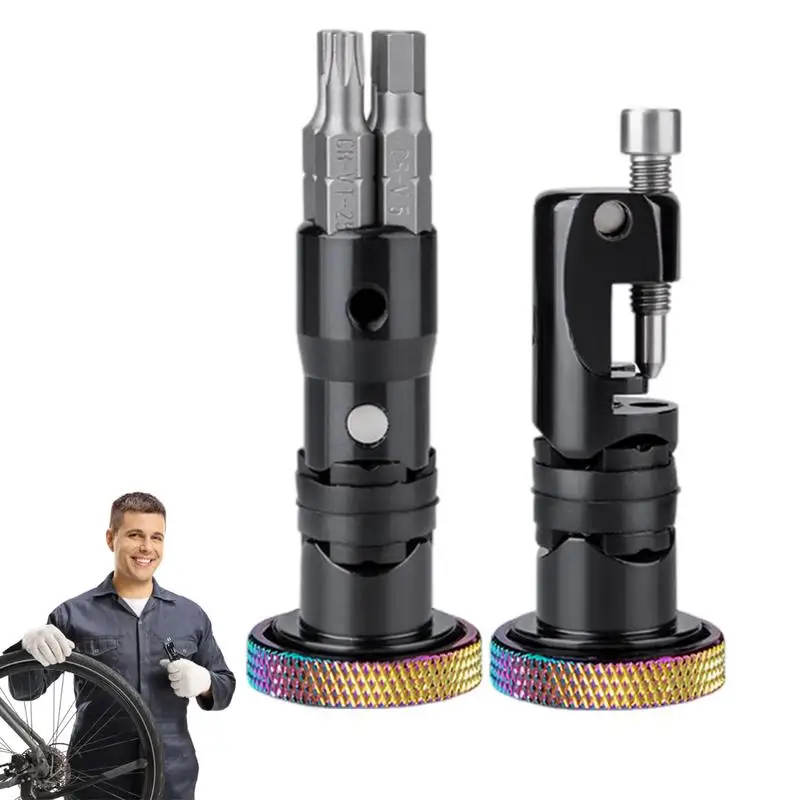 

Bicycle Chain Removal Tool Bicycle Chain Clamp And Chainbreaker Tool Universal Quick Repair Bicycle Maintenance Tool For Bikes