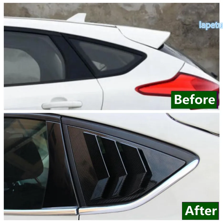 Боковое вентиляционное стекло жалюзи автомобильный задний спойлер декоративная