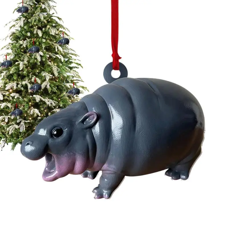 Бегемот-карлик кулон для мебели смола муос Дэн тайский бегемот украшения дома