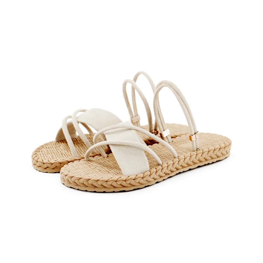 Summer Women's Sandals Beach Shoes Slippers For Ladies Bohemia Gladiator Solid Fashion Outdoor Flat Sandals